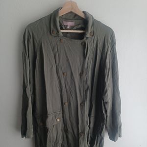 Olive green lightweight jacket